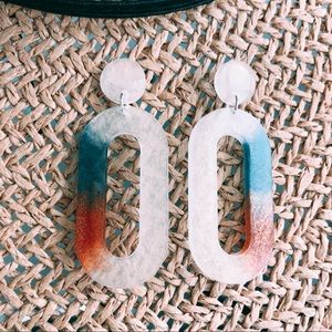 NEW! Handmade resin earrings